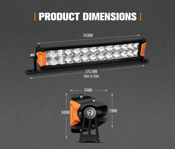 Lightfox Rigel Series 12inch Osram LED Light Bar