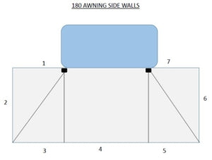 180 AWNING SIDE WALLS