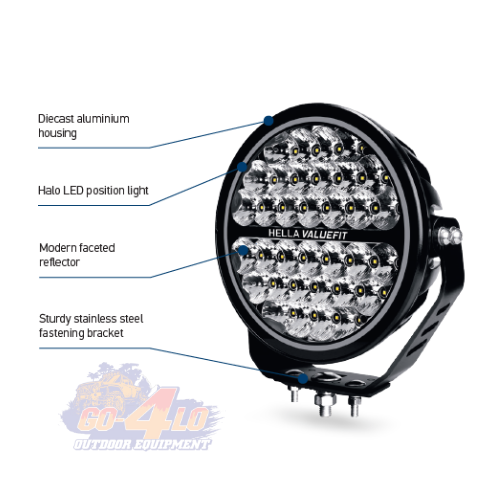 Hella ValueFit Supernova 2.0 7'' LED Spot Light Kit