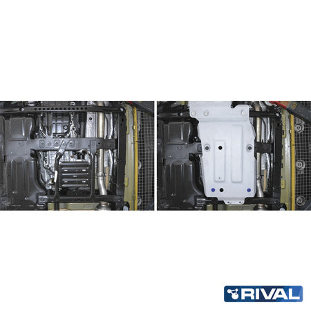 Rival 4x4 Gearbox and Transfer Protection Plate Jeep Wrangler 2017-2021; 2021-Currnet