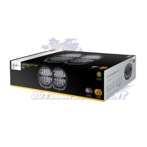 Hella ValueFit Supernova 2.0 7'' LED Spot Light Kit