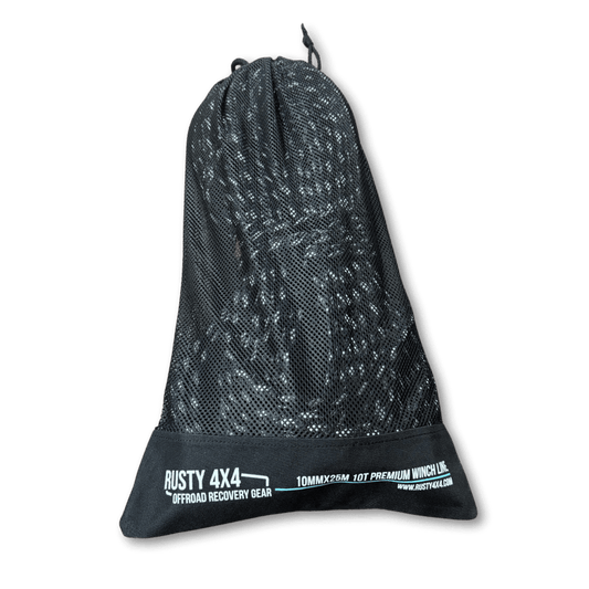 Rusty 4x4 - Premium 10-Ton Winch Line COMBO (10mm x 25 Meters) (21 000 LBS)