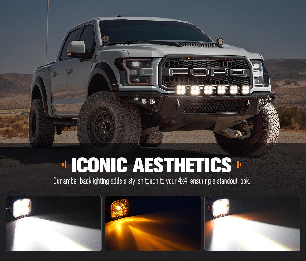 LIGHTFOX Cygnus Pair 5inch Osram LED Pod Lights