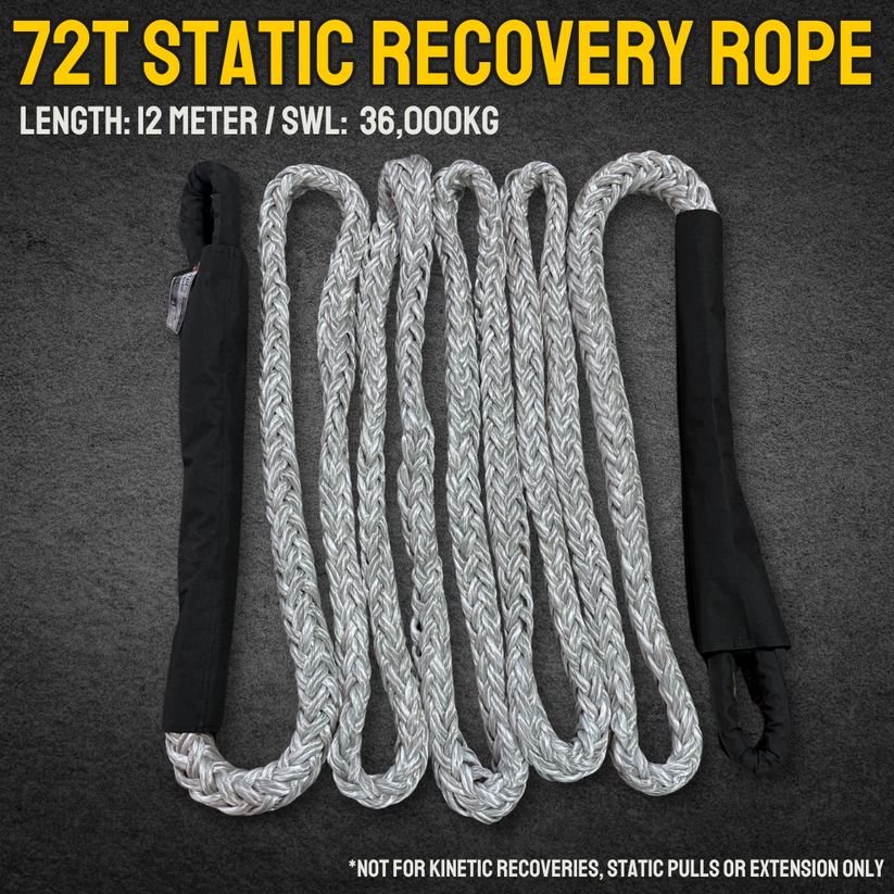 Rusty 4x4 - 72-Ton Static Recovery Rope / Strop (12 Meters)