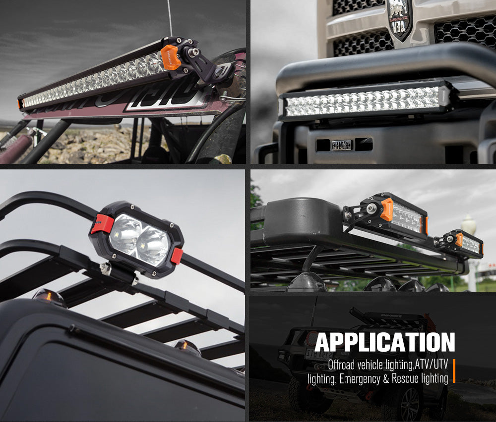 Lightfox Vega Series Pair 8inch Osram LED Light Bar