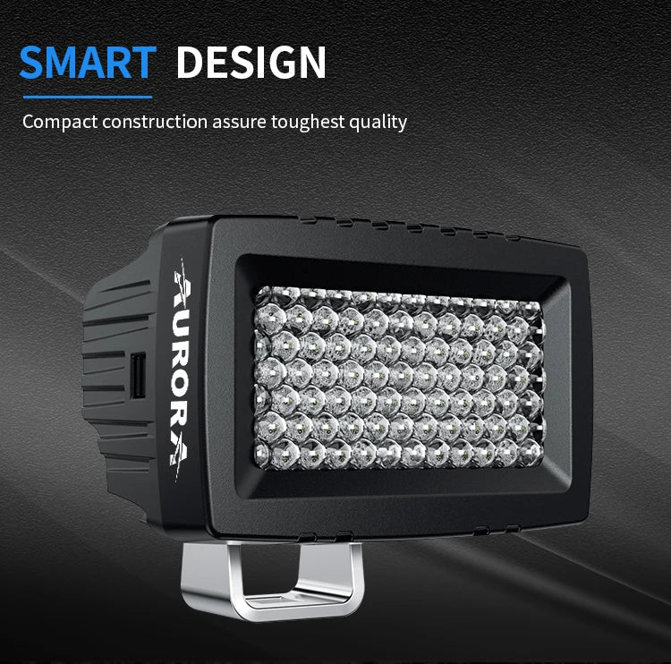 Aurora 3*1.5" Cool White LED Work Light (Diffusion)