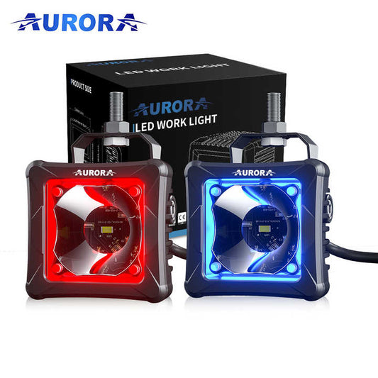 Aurora 3.3 inch Screwless RGB LED Pod Light (Pair)