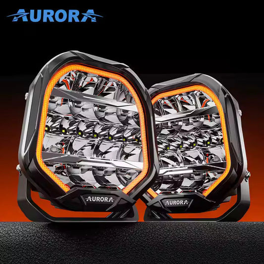 Aurora 9 Inch Driving Light with DRL (Pair)