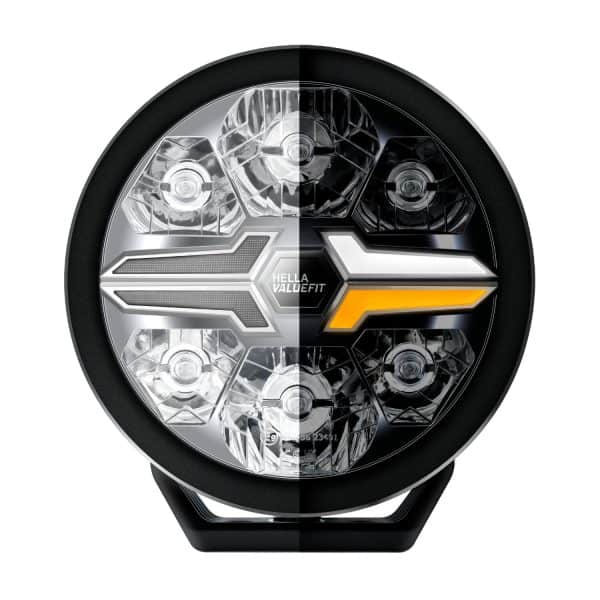 Hella Valuefit Blade 9" Round Black Single