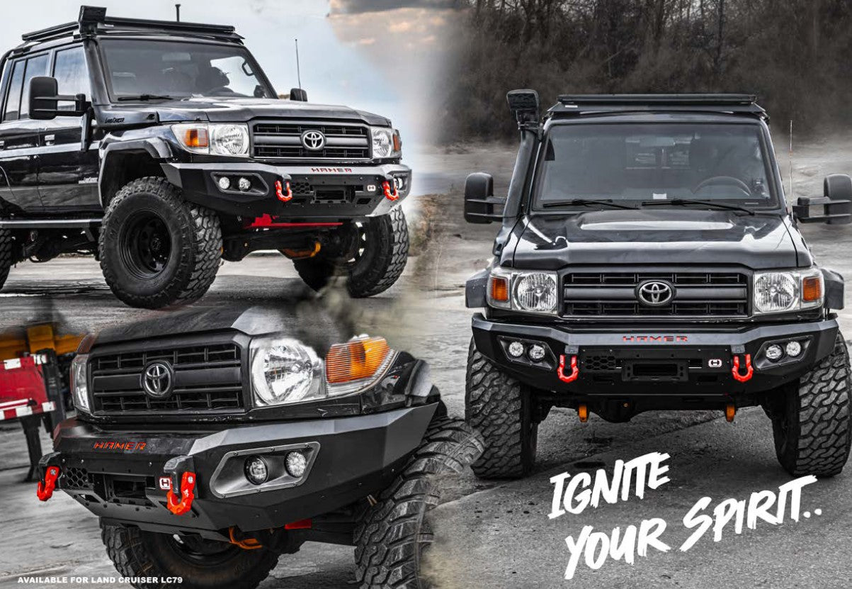 Toyota Land Cruiser 76/79 Hamer King Series Front Bumper