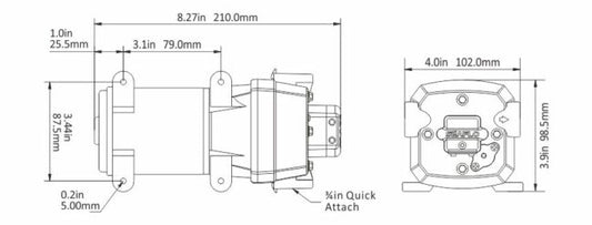 Lumeno Water Pump - 41 Series (12.5L/min)