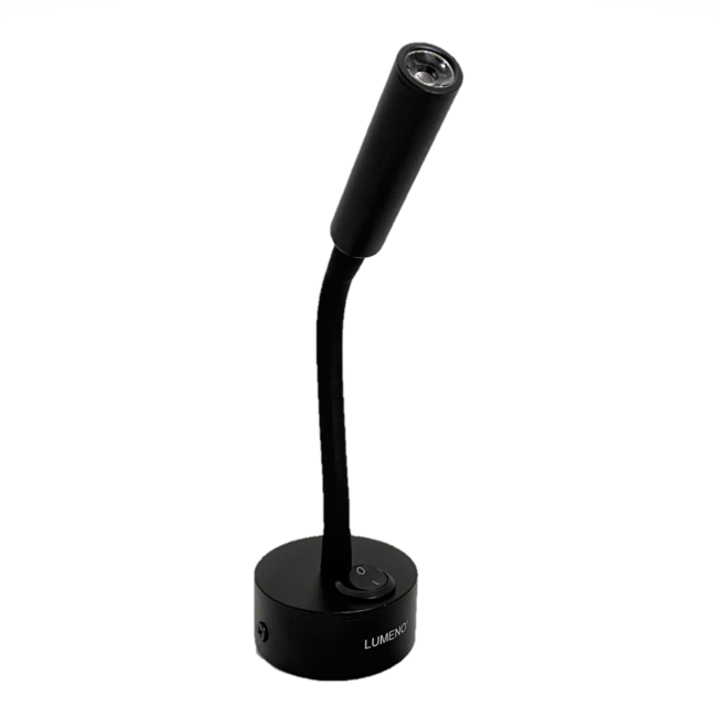 Reading Light 12v - Goose Neck 15cm