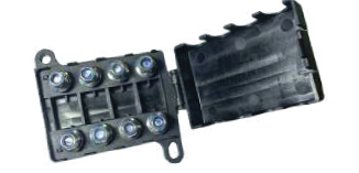 4 Way Strip Fuse Holder (Excluding Fuses)