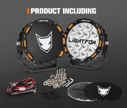 Lightfox 7 Inch Osram Driving Spot Lights LED