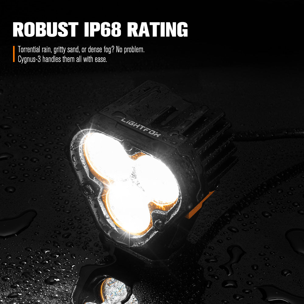 Lightfox Pair - 3 Inch Cygnus-3 Osram LED Pod Lights