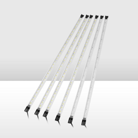 Lightfox 12V LED Camp Dual Colours Light Bar Kits - Set of 6