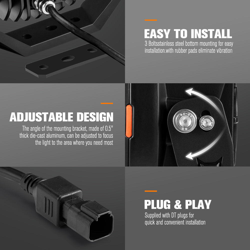 LIGHTFOX 7inch Osram Laser LED Driving Lights
