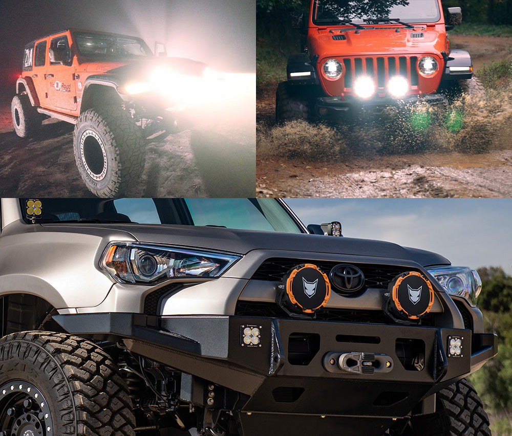 LightFox 7 inch LED Driving Light with DRL