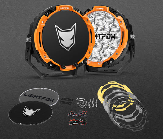 Lightfox 7 Inch LED Driving Light with DRL