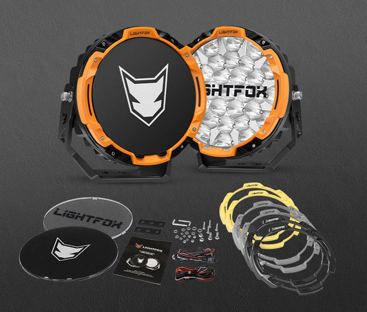 Lightfox 9 Inch Osram LED with DRL