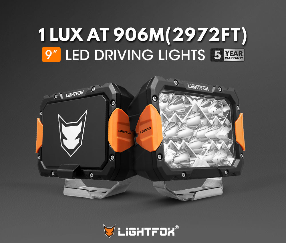 LIGHTFOX Pegasus Series 9inch Osram LED Driving Lights