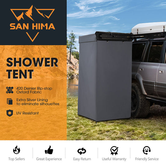 San Hima Shower Awning Fold-Out | Instant Ensuite Tent Camping Change Room / Toilet