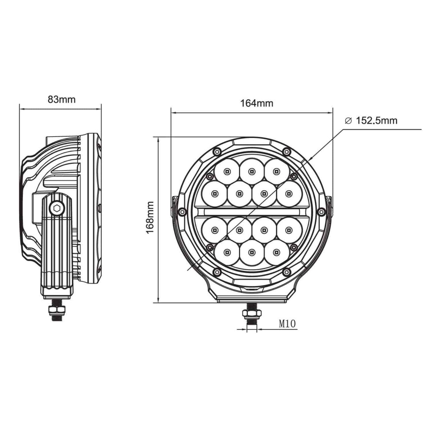 Hella ValueFit Supernova 6” LED Auxiliary Spot Light ECE Approved (Single)