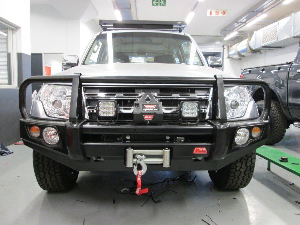MITSUBISHI PAJERO 2007+ MCC POST TYPE BUMPER REPLACEMENT BULLBAR - Bumper - Go-4LO