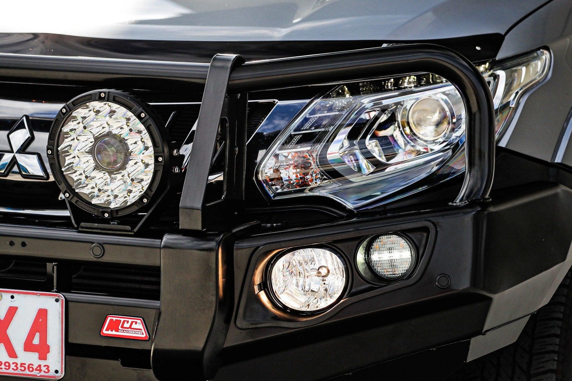 MITSUBISHI TRITON MQ SERIES 2016-2018 MCC POST TYPE FRONT BUMPER REPLACEMENT BULLBAR - Bumper - Go-4LO