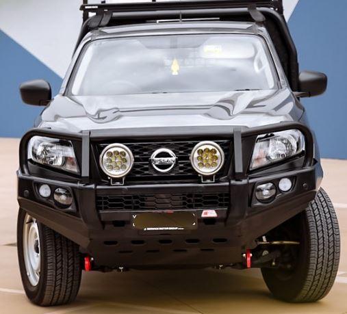 NISSAN NAVARA 2017-2021: POST TYPE FRONT BUMPER REPLACEMENT BULLBAR - Bumper - Go-4LO
