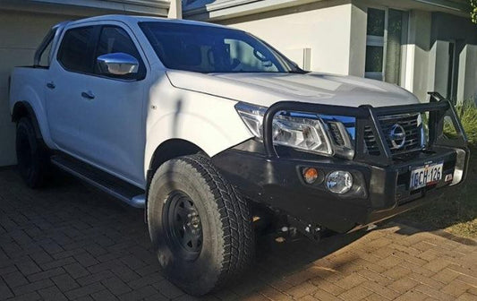 NISSAN NAVARA 2017-2021: POST TYPE FRONT BUMPER REPLACEMENT BULLBAR - Bumper - Go-4LO