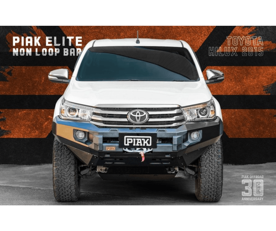 Piak No Loop Bumper - Toyota Hilux 2015 to 2018 (Revo) - Front Replancement Bumper - Go-4LO