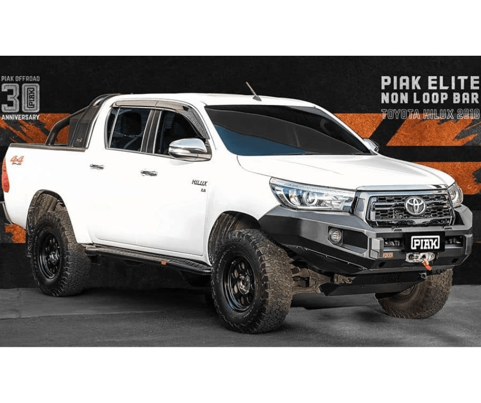Piak No Loop Bumper - Toyota Hilux 2018 Rocco (Face Lift) - Front Replancement Bumper - Go-4LO
