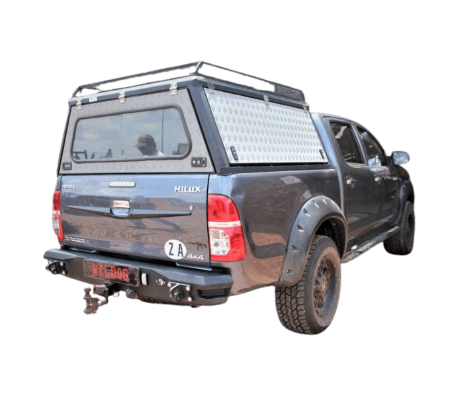 Toyota Hilux 2005 to 2015 - Alpha Rear Replacement Bumper - Rear Replacement Bumper - Go-4LO