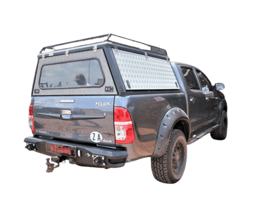 Toyota Hilux 2005 to 2015 - Alpha Rear Replacement Bumper - Rear Replacement Bumper - Go-4LO