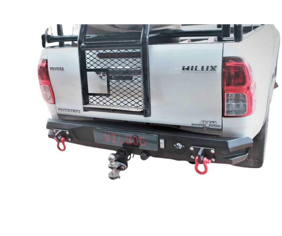Toyota Hilux 2016 to 2022 - Alpha Rear Replacement Bumper - Rear Replacement Bumper - Go-4LO