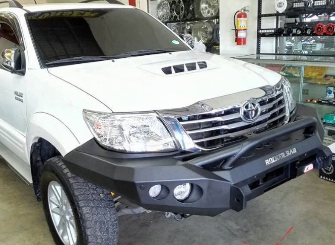 TOYOTA HILUX D4D 2011-2016 MCC LOW LOOP ROCKER FRONT BUMPER REPLACEMENT BULLBAR - Bumper - Go-4LO