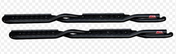 TOYOTA HILUX GD6 2016 TO CURRENT DOUBLE CAB MCC TWISTED SIDE STEPS - Side Steps - Go-4LO