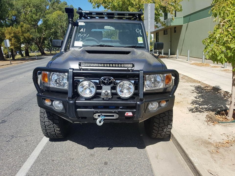 Toyota Landcruiser 76/78/79 Series 2007 to current- Front Replacement Bumper - Bumper - Go-4LO