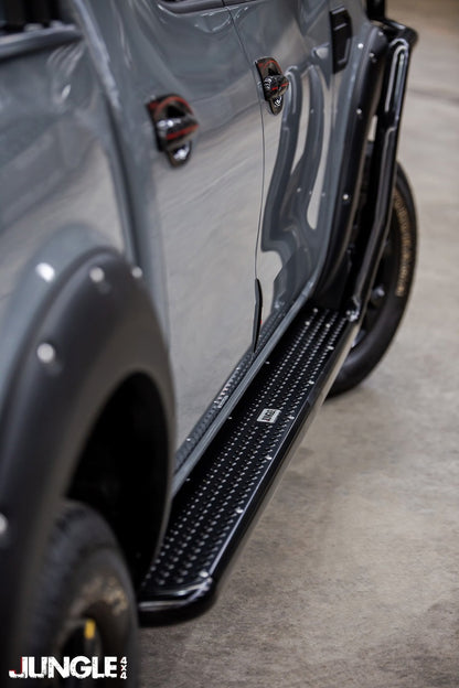 Jungle 4x4 / Navara 2020+ Side Steps & Optional Side Rails