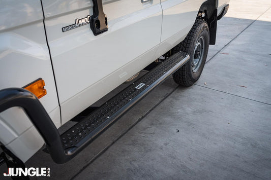 Jungle 4x4 / LC 79 2024+ Side Steps & Optional Side Rails