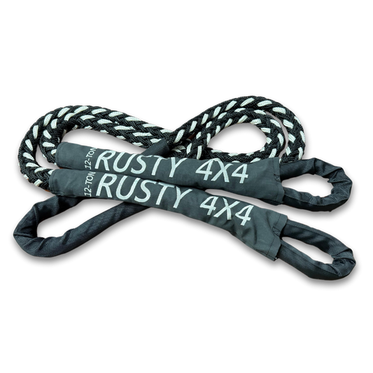 Rusty 4x4 - 12-Ton Kinetic Recovery Tow / Trail Rope (4 Meters)