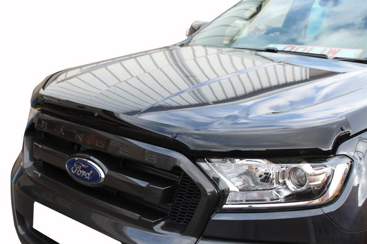 Ford Ranger T6/T7 Facelift 2016+ Bonnet Guard Gloss Black