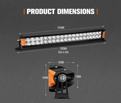 Lightfox Rigel Series 20inch Osram LED Light Bar