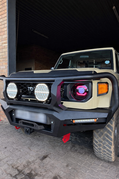 TSU Gear - Land Cruiser 70 Series Instigator Front Bumper Full Hoops