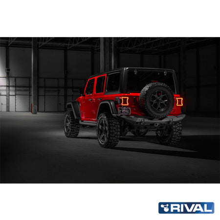 Rival 4x4 Rear Bumper Jeep Wrangler 2017-2021; 2021-