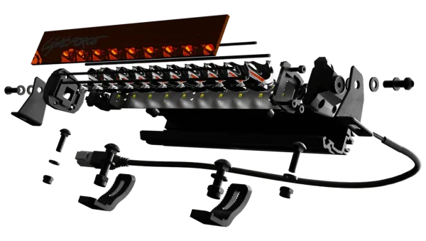 Lightforce Viper 40 Inch Amber Single Row LED Light Bar