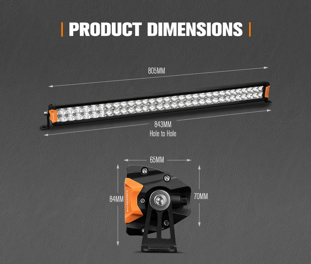 Lightfox Rigel Series 30 Inch Osram LED Light Bar