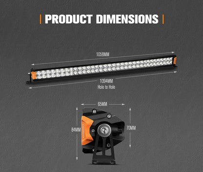 LightFox Rigel Series 40inch Osram LED Light Bar