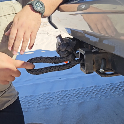 Tow Hitch Recovery Point w. Integrated Soft-Shackle